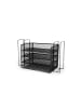 relaxdays Briefablage in Schwarz - (B)49,5 x (H)30 x (T)24,5 cm