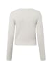 Marie Lund Strickjacke in hellgrau - 0002