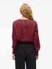 Vila Oberteil mit langen Ärmeln in Cabernet