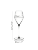 RIEDEL Glas 2er Set Rosé Weingläser Veloce 347 ml in transparent