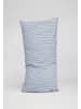 MELA Perkal Kopfkissenbezug Style MAJULI Stripes in blau - naturweiss gestreift