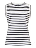 More & More sportives Tank-Top, geringelt in jersey stripe classic blue offwhite
