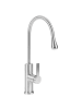 Beliani Küchenarmatur NEUQUEN in Silber - (W) 23 x (H) 43 x (L) 5 cm