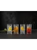 Nachtmann 4er Set Longdrinkgläser Square 445 ml in transparent