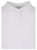 Urban Classics Urban Classics Damen Ladies Short Oversized Polo Longsleeve in white
