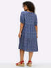sheego Kleid in royalblau-sesam