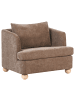 Beliani Sessel RATTVIK in Braun - (W) 98 x (H) 86 x (L) 82 cm