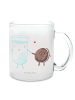 Mr. & Mrs. Panda Becher Milch Keks ohne Spruch in Transparent