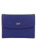 Braun Büffel Joy Geldbörse RFID Schutz Leder 10.5 cm in indigo violet