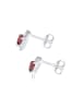 Elli Ohrringe 925 Sterling Silber Herz in Rot