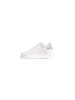 Crime London Weiß Leder Chunky Sneaker