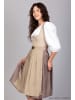 Edelnice Midi Dirndl Edith Champagner in creme