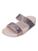 fitflop Pantoletten LULU MULTI-TONAL GLITTER SLIDES in rosa
