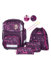 SCHNEIDERS Ergolite Schulranzen-Set 8-teilig in dark red