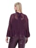 Ulla Popken Bluse in dunkle pflaume