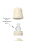 BIBS PP-Flasche Baby Bottle Round 150 ml in weiss