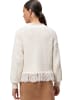 Zero  Pullover mit Fransen in Eggnog