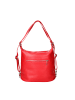 Viola Castellani Umhängetasche in einem Rucksack umwandelbar in RED