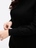 sheego Langarm-Pullover in schwarz