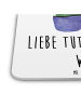 Mr. & Mrs. Panda Untersetzer Kaktus Liebe mit Spruch in Weiß