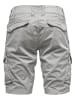 Humy Chino Bermuda Shorts mit Cargo-Taschen A&S in Hellgrau