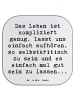 Mr. & Mrs. Panda Glas-Untersetzer Spruch Selbstzweifel Abschalte... in Weiß