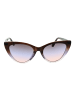 Guess Frauen Sonnenbrille Katzenauge Braun