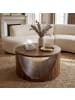 FineBuy Couchtisch in Braun / Mango / 60x60x36