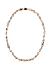 faina Women Chain Necklace in Rose Gold Silver