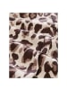 Tom Tailor Langarmbluse in brown beige leo print