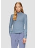 QS T-Shirt langarm in Blau