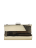 Jimmy Choo Gold Leder Clutch Tasche