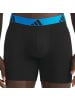 adidas Boxershort 3er Pack in Schwarz/Grau/Blau