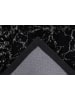 Kayoom Hochflor Teppich Bijou 225 in schwarz - silber - rechteckig