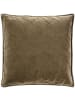 IB Laursen Kissenbezug Velour quadratisch in truffle