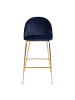 ebuy24 Barhocker Laust Blau 2er Set