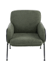 Beliani Sessel TRYSNES in Grün/Schwarz - (W) 74 x (H) 84 x (L) 75 cm