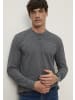 Bruno Banani Henleyshirt in anthrazit meliert