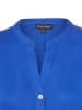 Franco Callegari Leinenbluse in indigo - 0091
