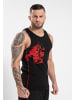 Gorilla Wear Monterey Tanktop – Schwarz/Rot