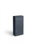 relaxdays Paketbox in Grau - (B)44 x (H)82 x (T)22 cm
