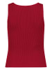 Zero  Strick-Top ohne Arm in Candy Red