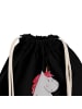 Mr. & Mrs. Panda Sportbeutel Einhorn Wut mit Spruch in Schwarz