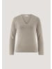 Hessnatur Strickpullover in taupe