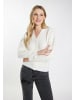 DreiMaster Damen Strickjacke in Wollweiss