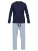 Bugatti Pyjama Florenz in blau-mittel-multicolor1