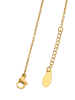 faina Women Chain Link Bracelet in Gold
