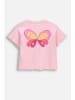 Coccodrillo Baumwoll-T-Shirt mit kurzen Ärmeln in rosa