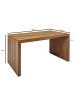 KADIMA DESIGN Schreibtisch BOHA Massiv-Holz Computertisch 140 cm breit in Akazie