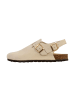 Divine Factory Noga Boreal BS Edge Leder Pantoletten Beige